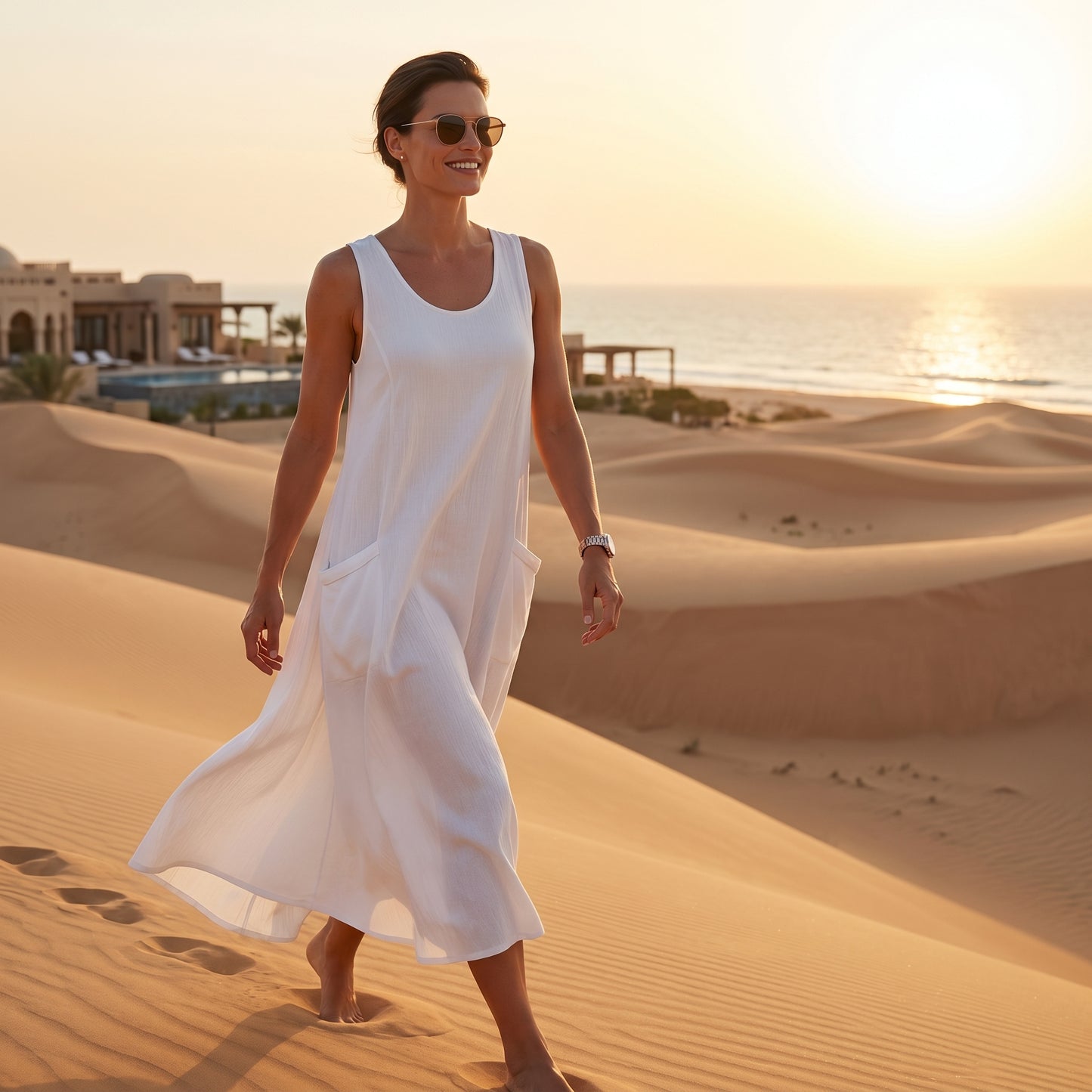 The Sahara Breeze Maxi Dress