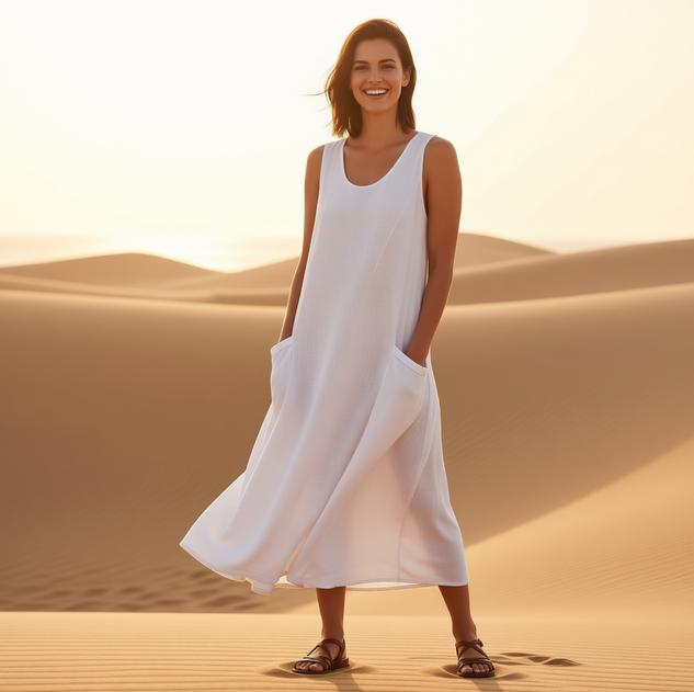 The Sahara Breeze Maxi Dress
