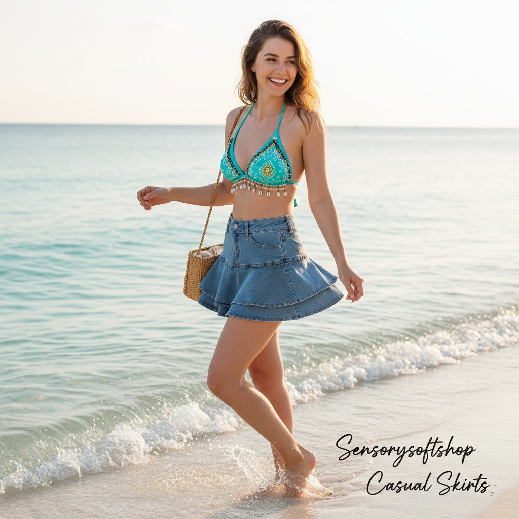 Denim Skirts for Spring and Summer Wear