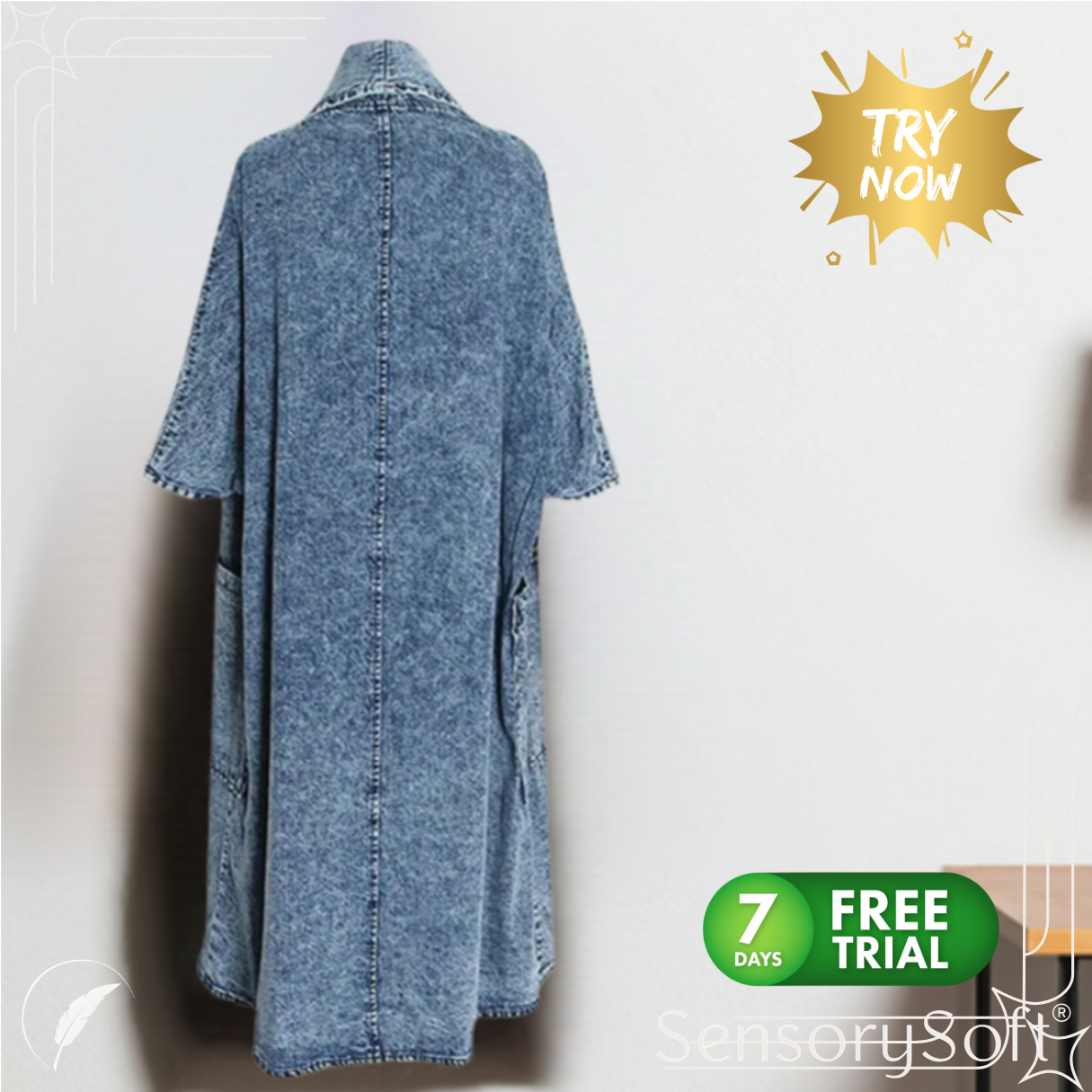 Denim Oversized Jacket