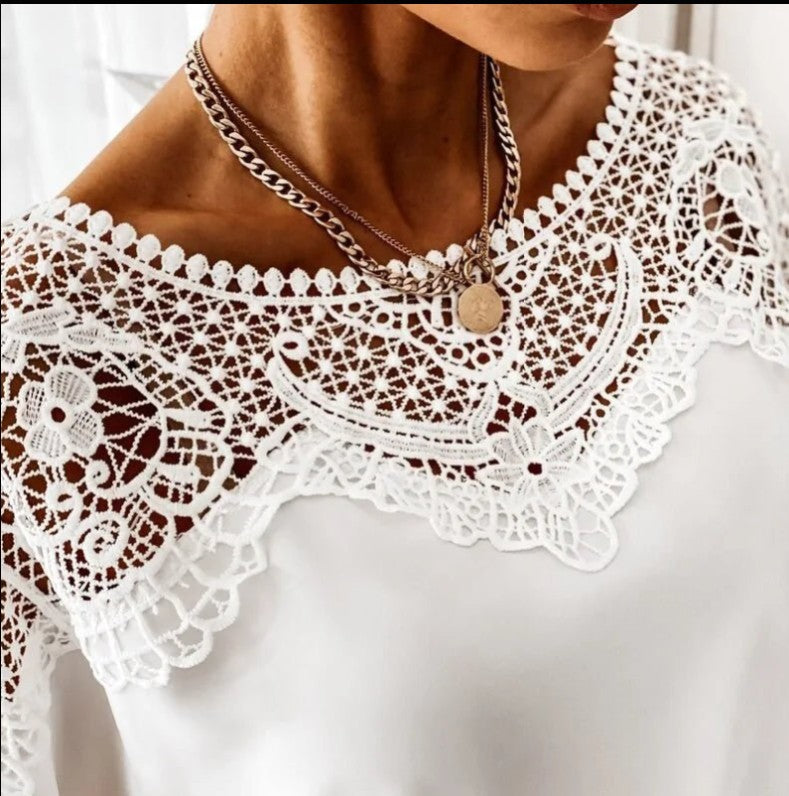 Monroe Luxe Lace Blouse