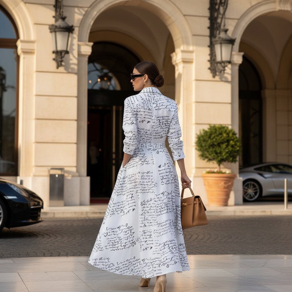 Élise Sculpted Shirt Dress