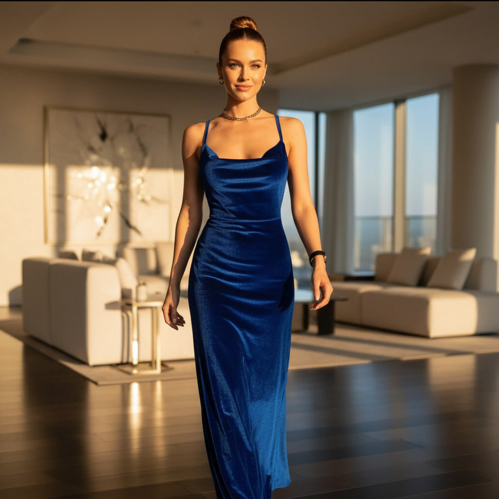 Sleeveless Evening Gown