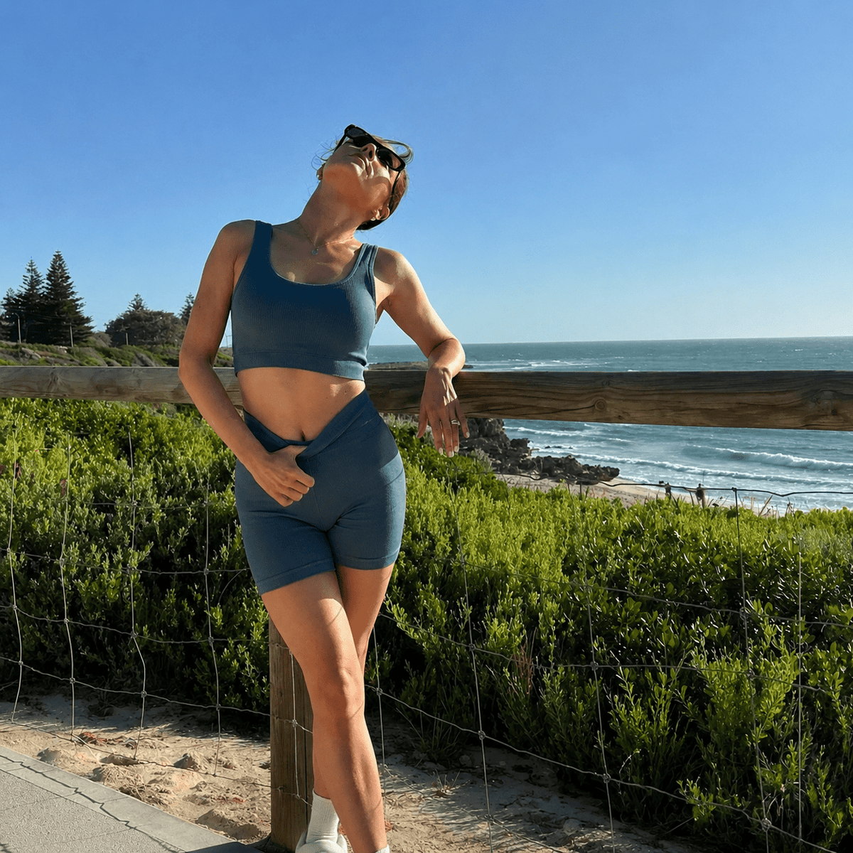 Quick-Dry Coastal Yoga Set