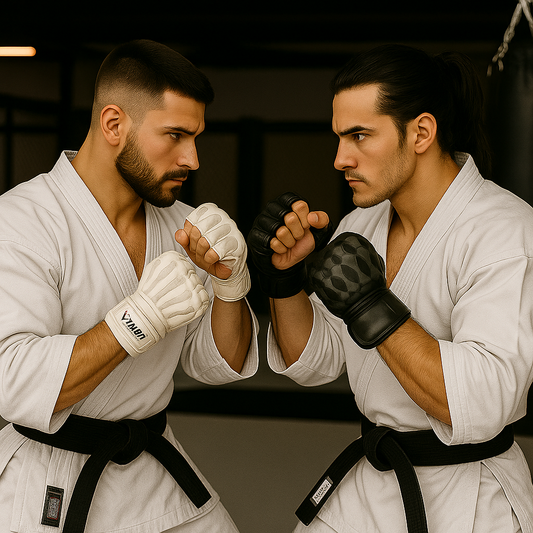 Five Dragon Half-Finger Boxing Gloves for MMA Training