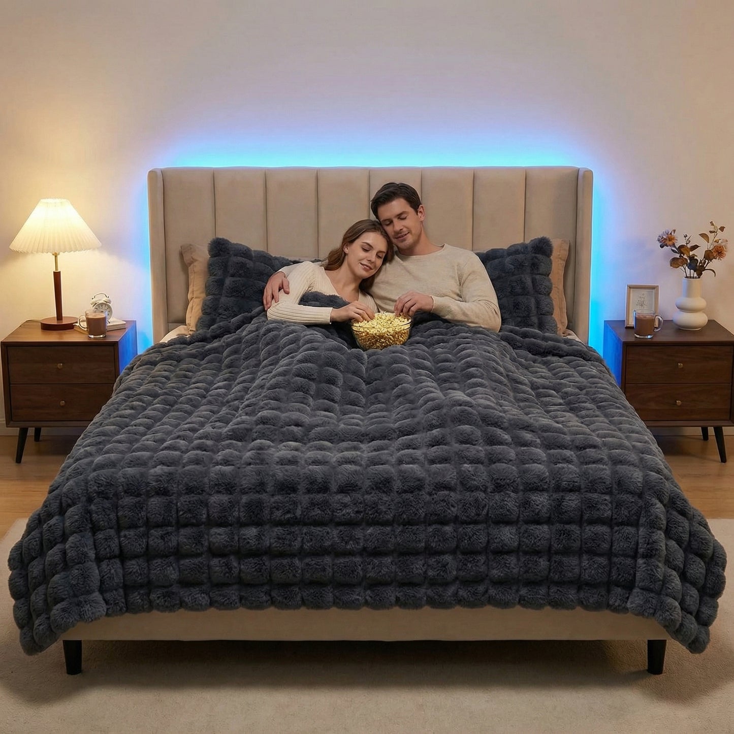Fur Rabbit Hair Blanket