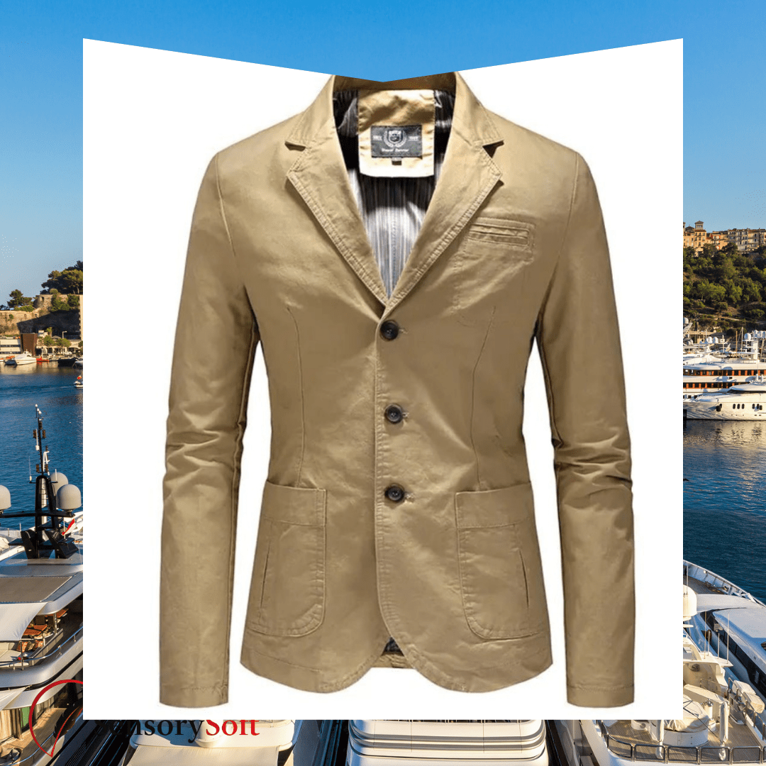 Men's Solid Color Single Breasted Jackets