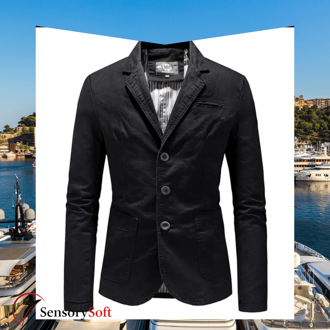 Men's Solid Color Single Breasted Jackets