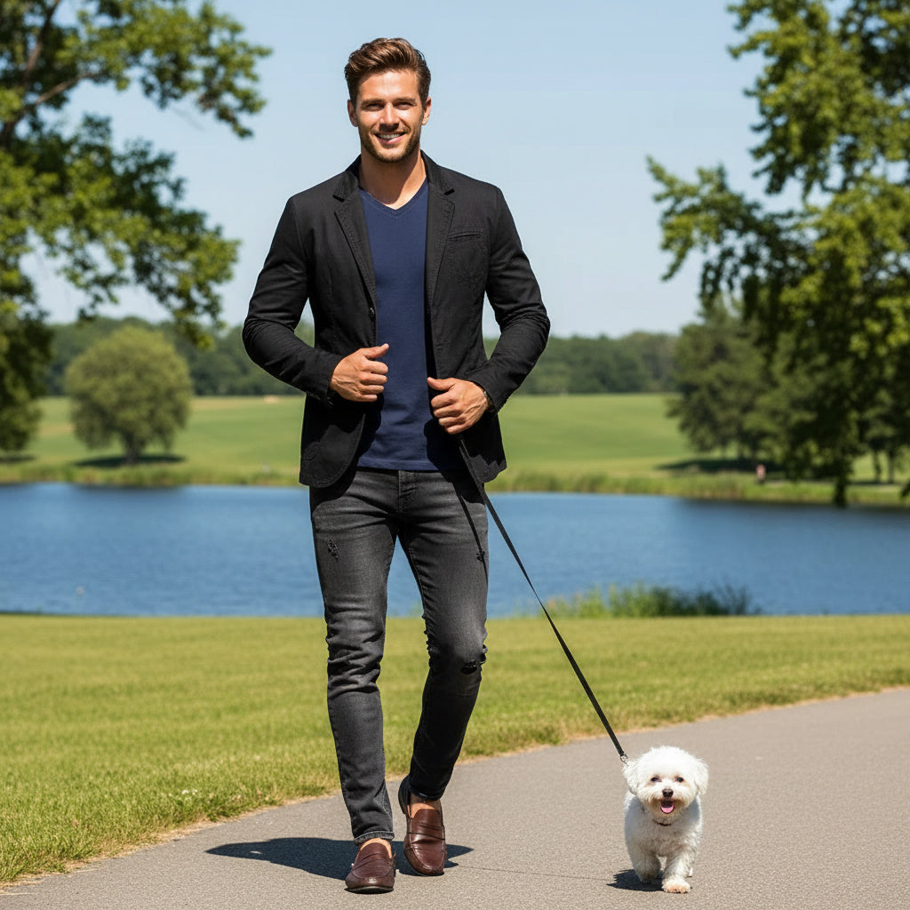 Men's Solid Color Single Breasted Jackets