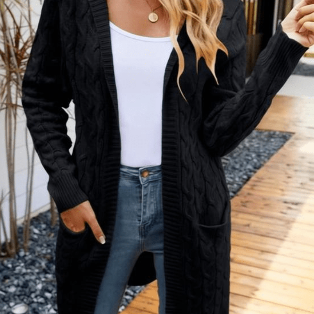 Coastal Luxe Cable Knit Cardigan