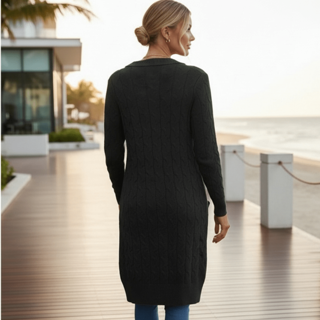 Coastal Luxe Cable Knit Cardigan