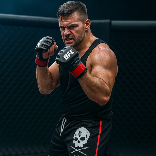 Men's Plus Size Quick-Drying MMA Sports Shorts for Summer