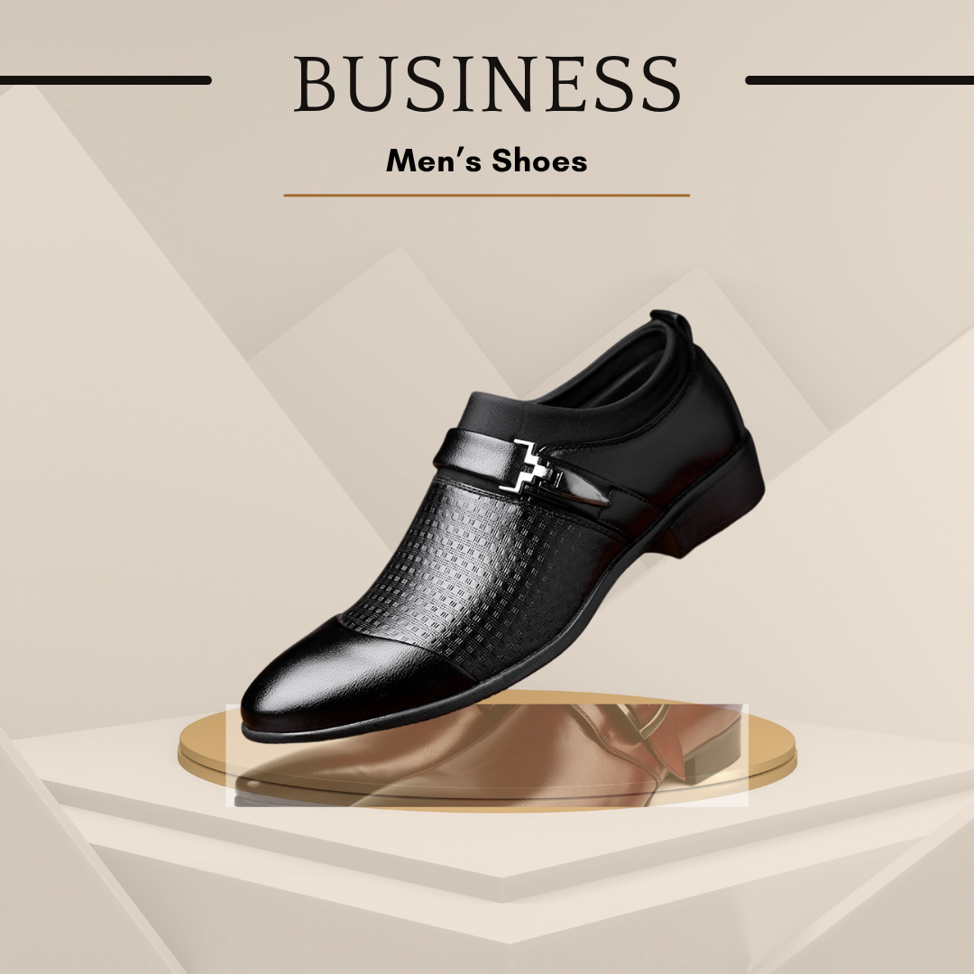 Men’s PU Leather Formal Shoes – Professional Polish with Everyday Comfort