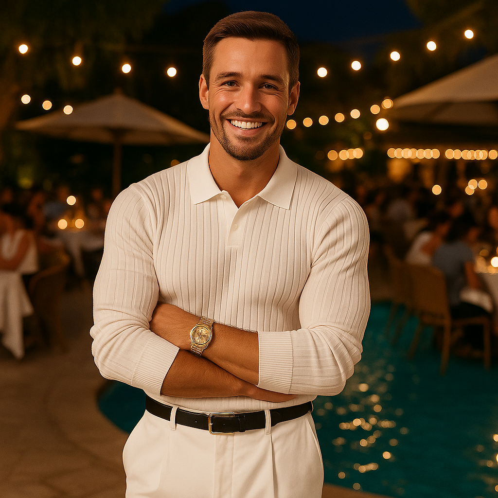Stylish Men’s Long Sleeve Polo Tops