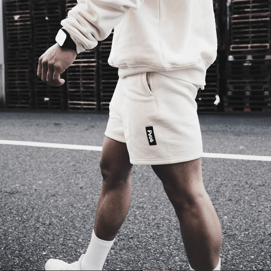 Men's Solid Color Loose Fitness Training Shorts