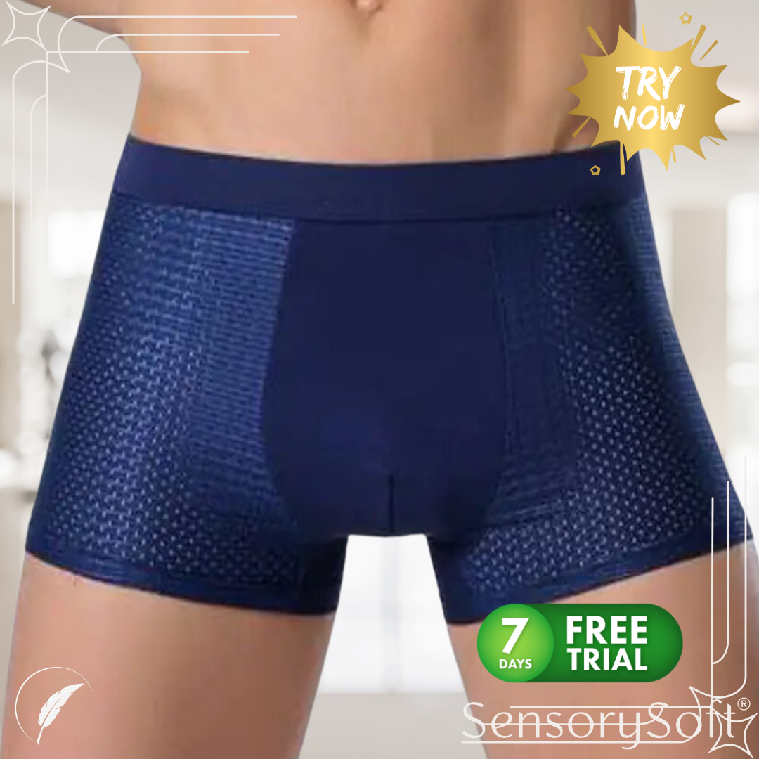 Ice Modal Men's Underwear Mesh Boxer