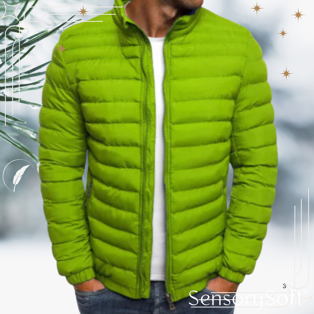 Men's Coldproof Cotton Padded Jacket – Outdoor Zipper Coat