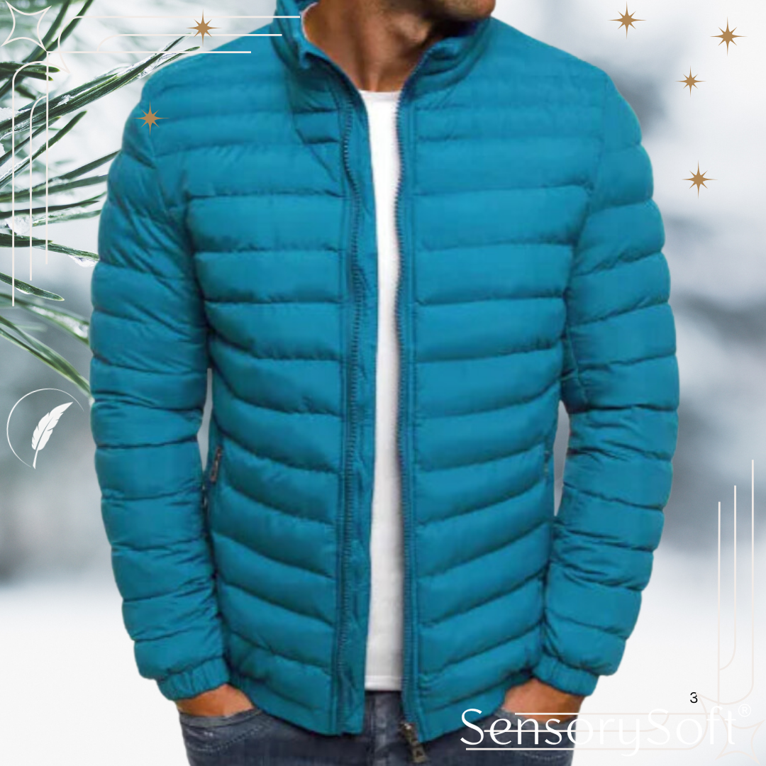 Men's Coldproof Cotton Padded Jacket – Outdoor Zipper Coat