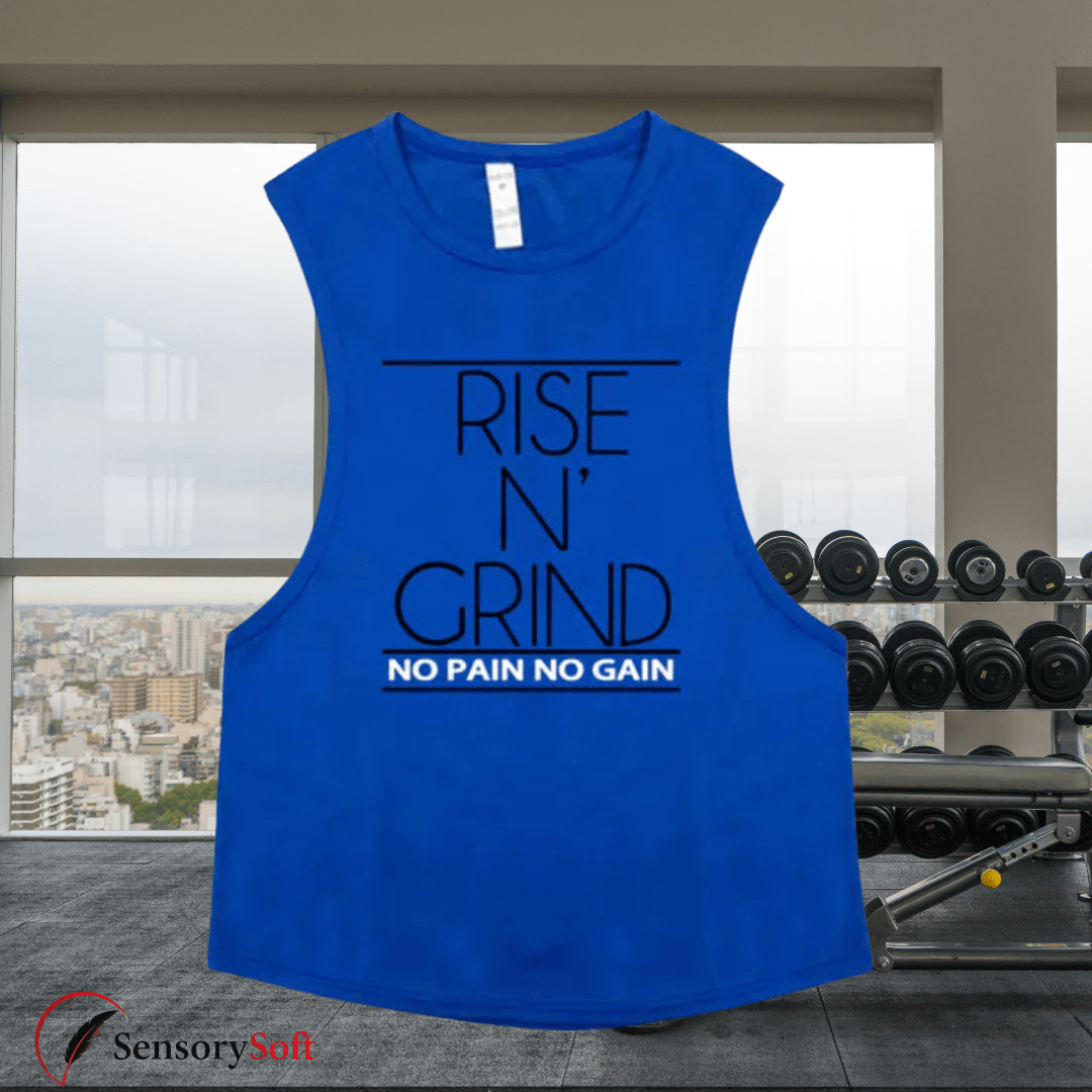 Men's Casual RISE N GRIND Fitness Sleeveless Shirt