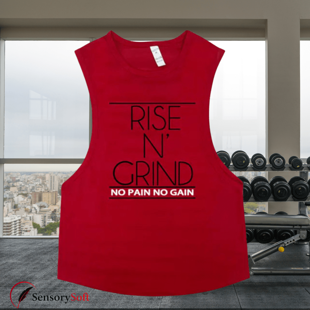 Men's Casual RISE N GRIND Fitness Sleeveless Shirt