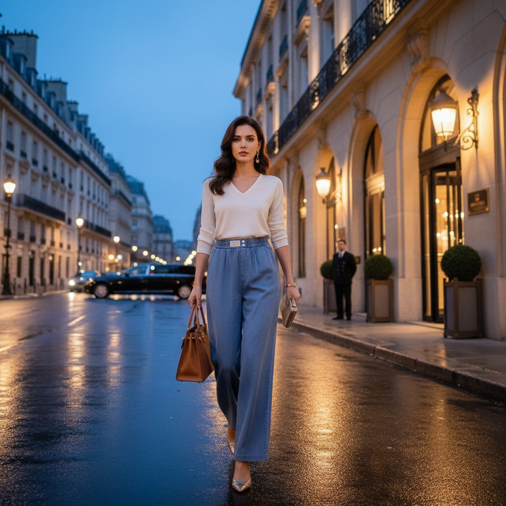 Riviera Soft-Drape Wide Leg Pants