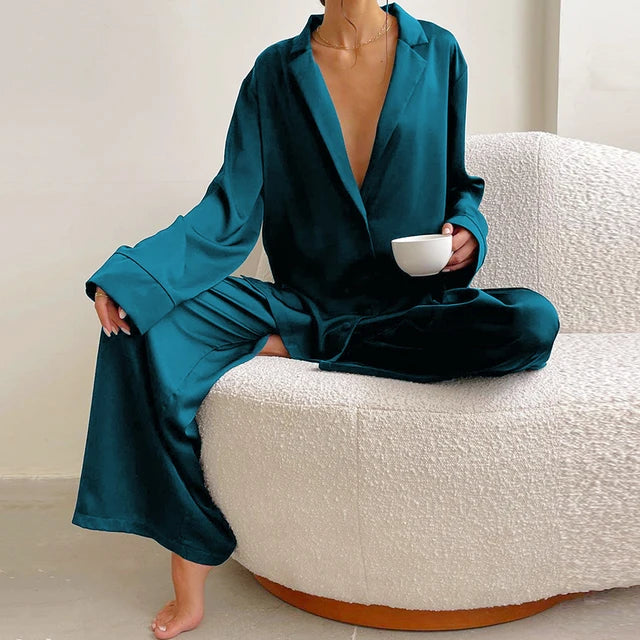 Women's Oversized Silky Satin Sleepwear