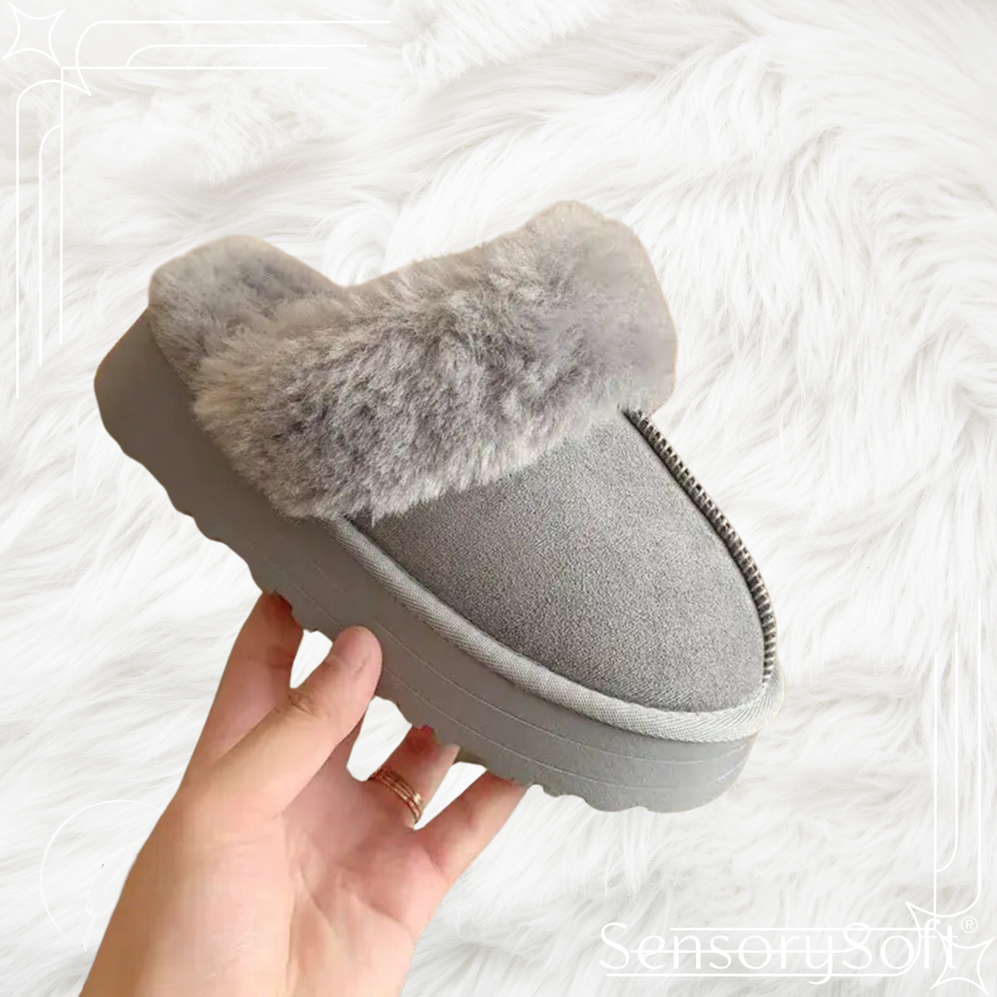 Fur Slippers Women