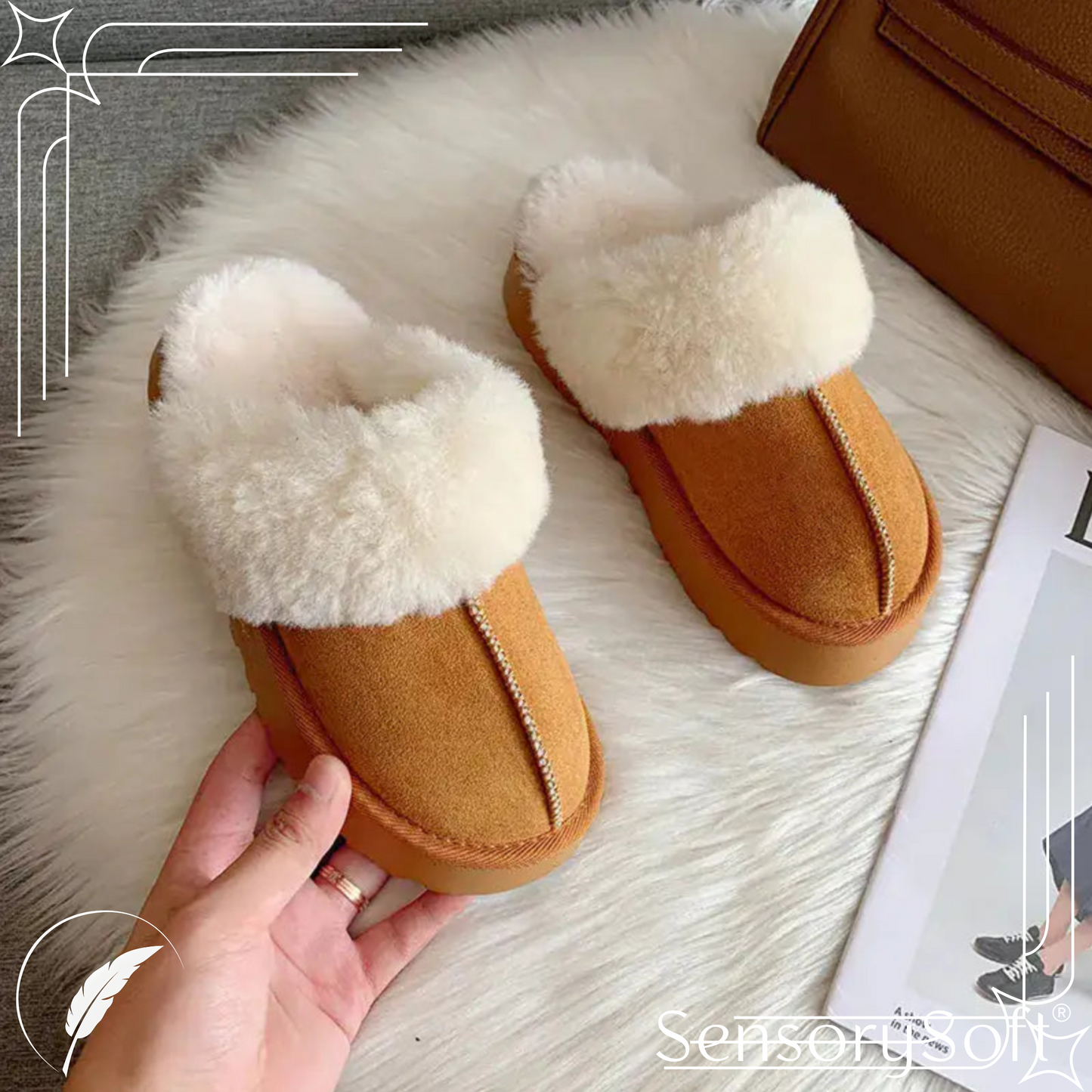 Fur Slippers Women