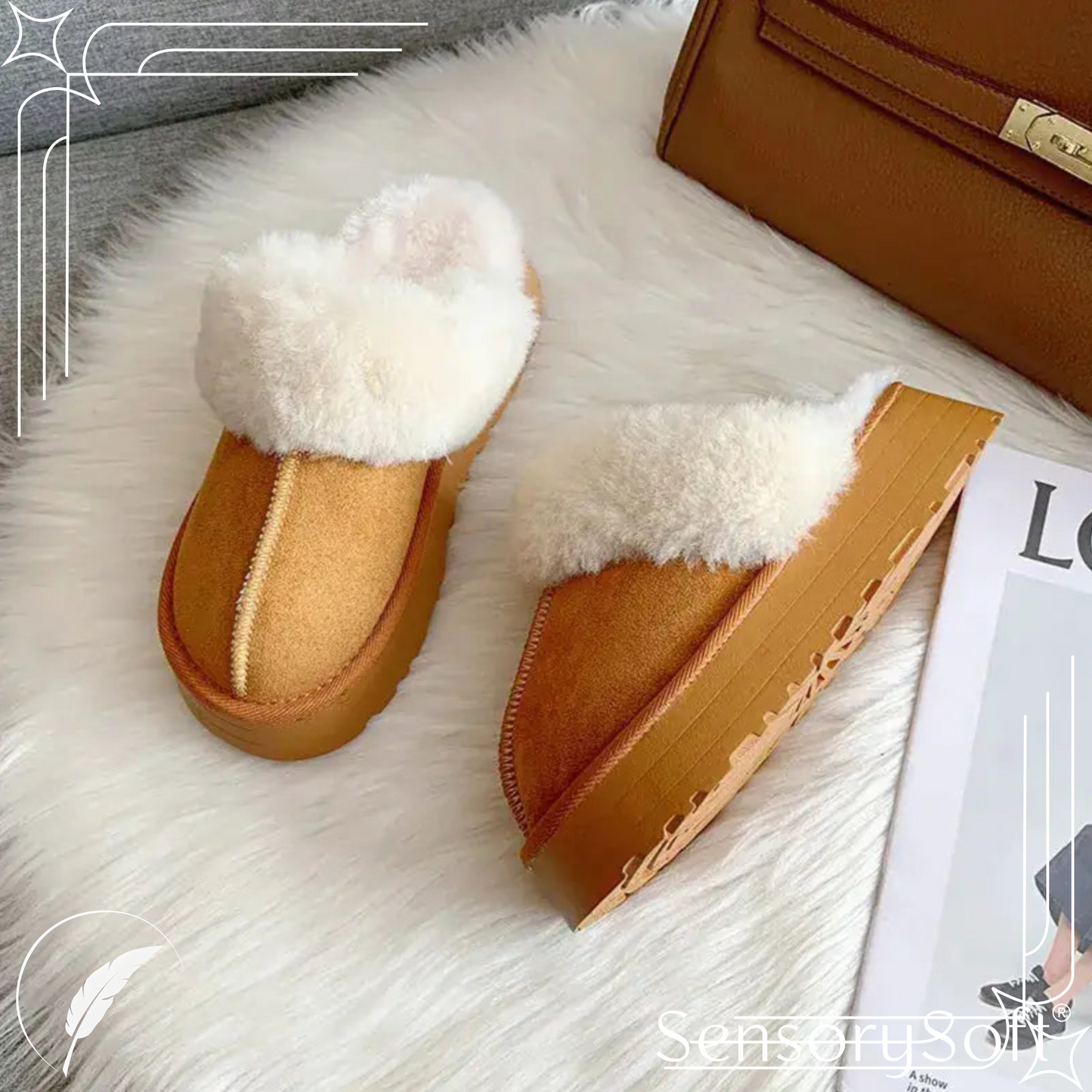 Fur Slippers Women