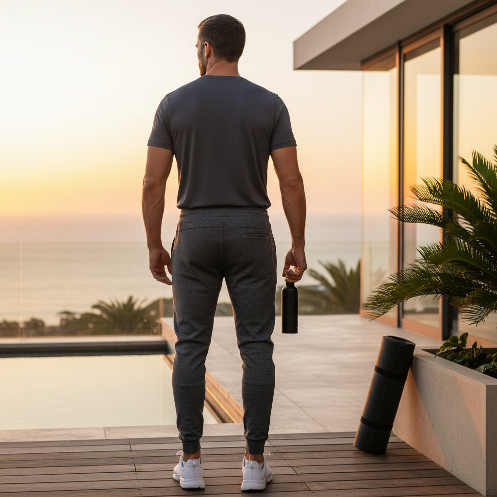 The Summit Performance Men's Jogger Pants combine comfort, versatility and timeless athletic styling into one essential wardrobe staple. 