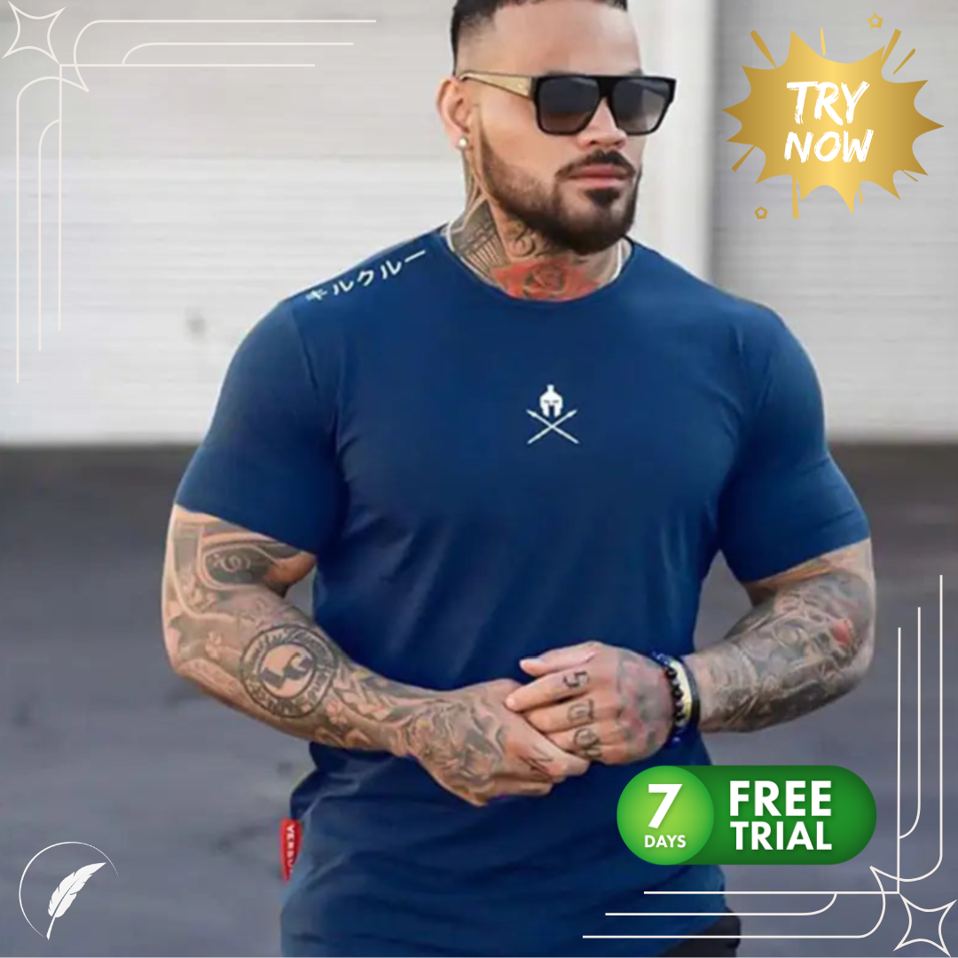 Men T-Shirts Fashion Summer Bodybuilding Tees