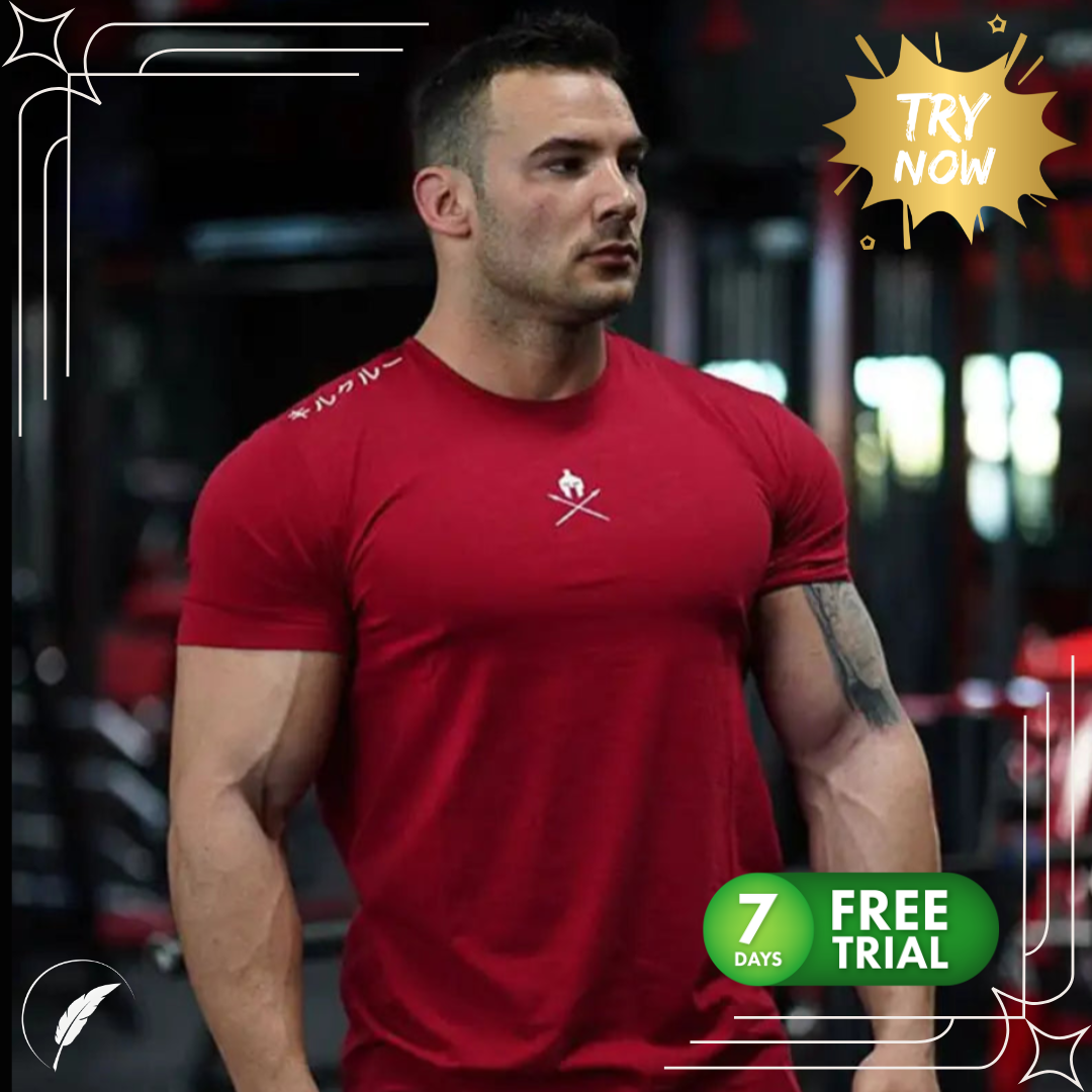 Men T-Shirts Fashion Summer Bodybuilding Tees