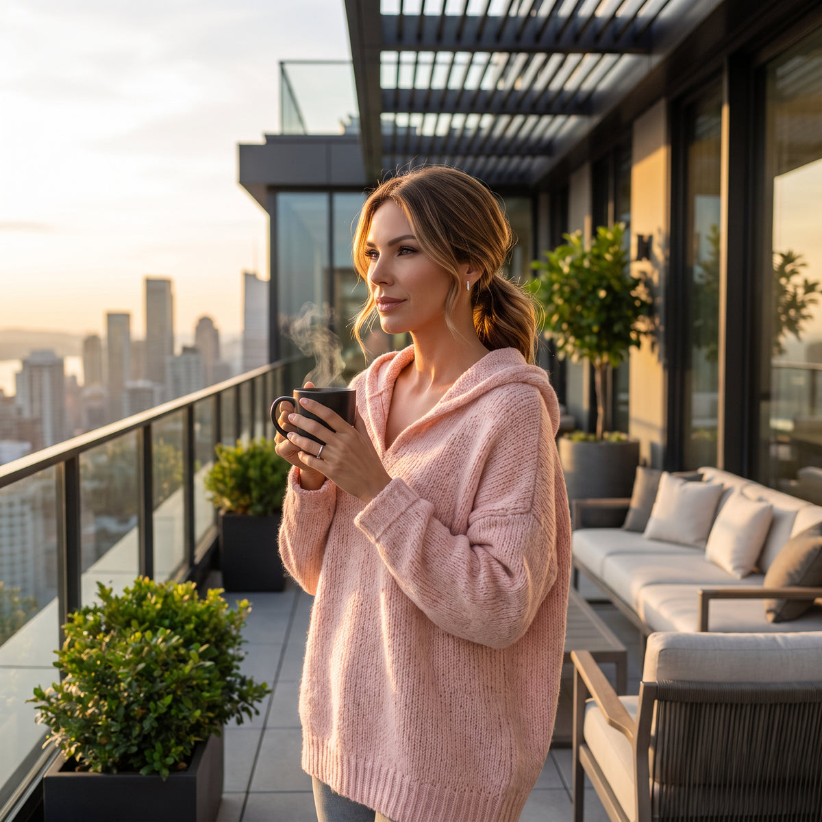 The Amélie™ Soft-Knit Lounge Hoodie