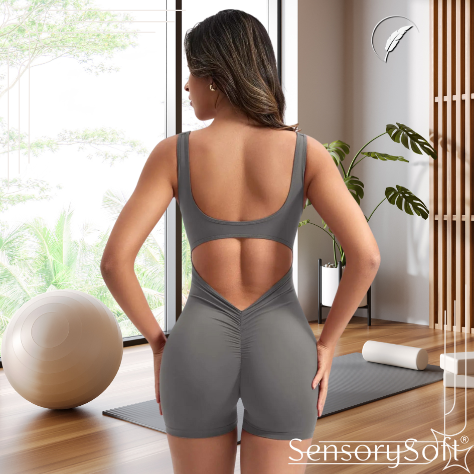 V-Back Romper Activewear