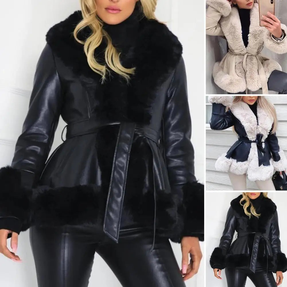 Chic Winter Faux Fur Coat