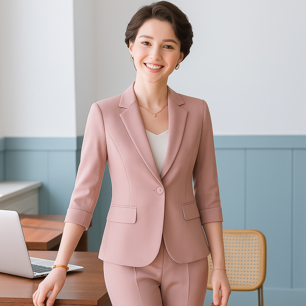Women's Formal Business Suit for Spring and Summer