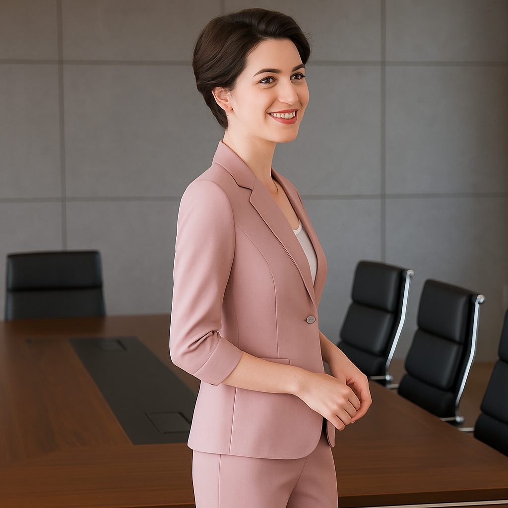 Women's Formal Business Suit for Spring and Summer