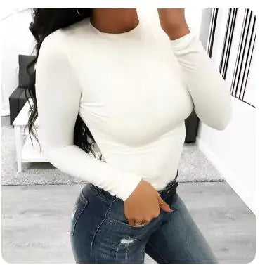 Women's Long Sleeve Cotton Bodysuit