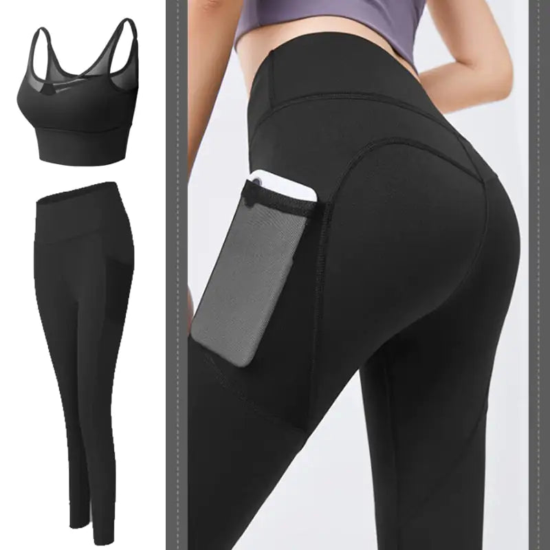 High-Waisted Active Body Shaping Leggings