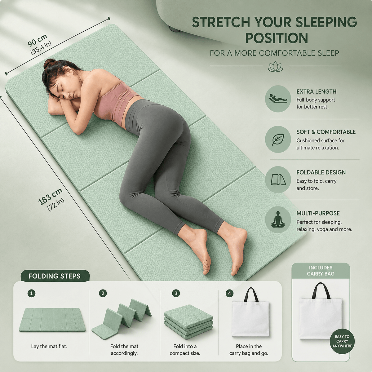 The Nomad FoldAway Wellness Mat