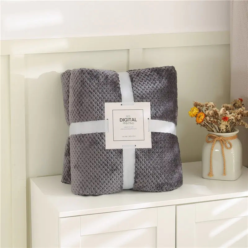 Plaid Winter Bed Blankets