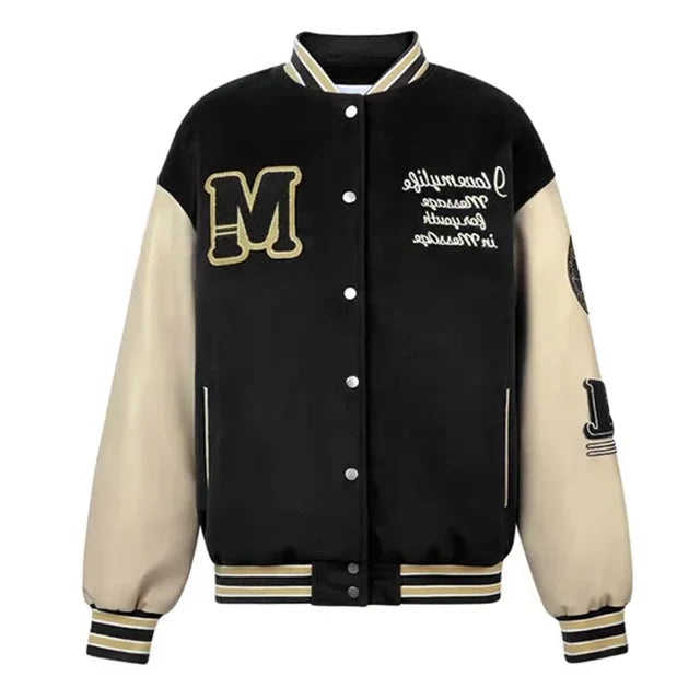 M and M’s Unisex Bomber Jacket – Playful, Stylish, and Iconic