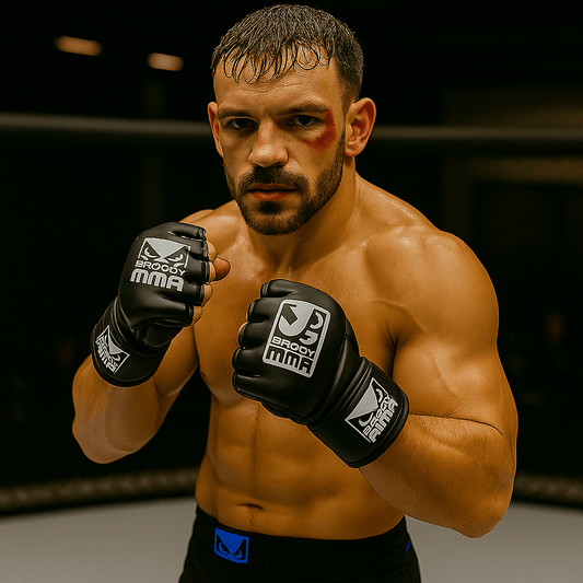 Adult BADBOY MMA - Half - Finger Boxing Gloves - SensorySoft