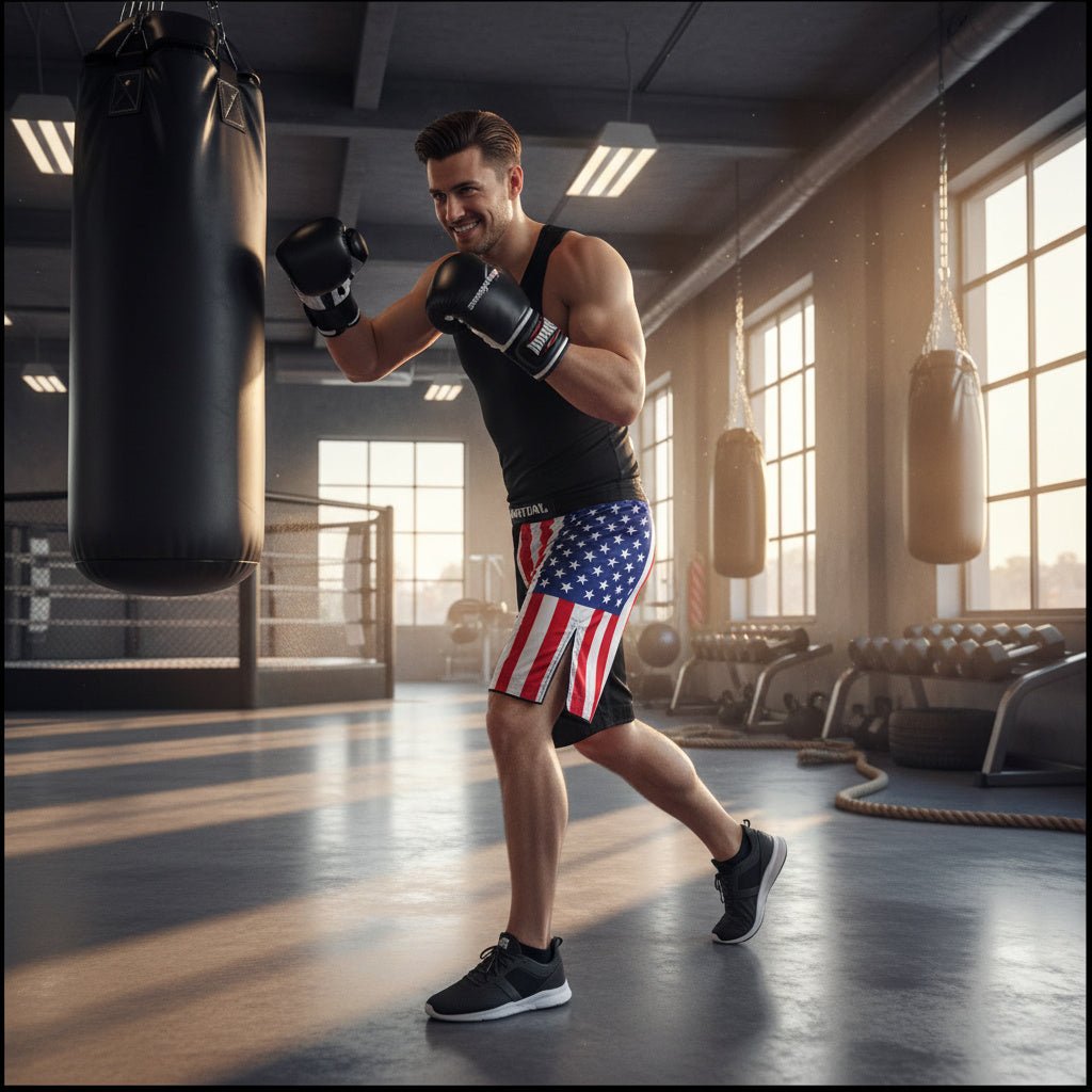 American MMA Shorts for Training and Competition - SensorySoftShop