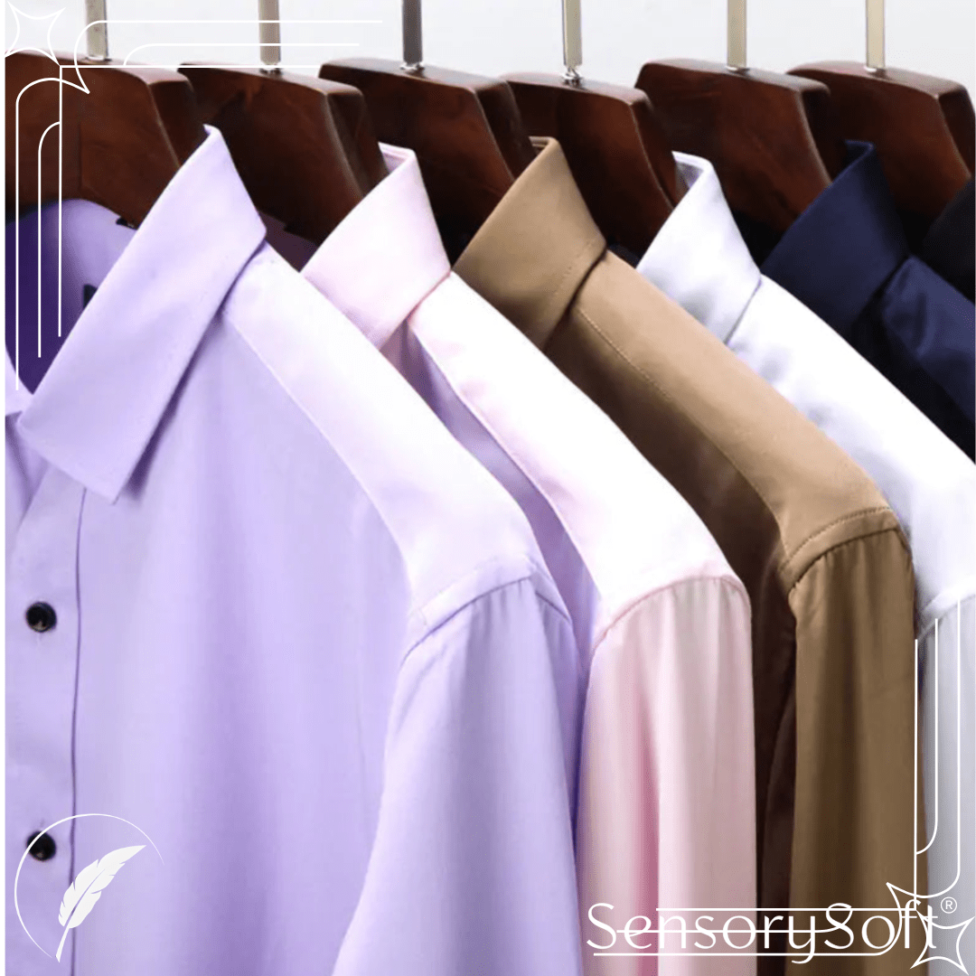 Anti - Wrinkle Men's Shirt - SensorySoftShop