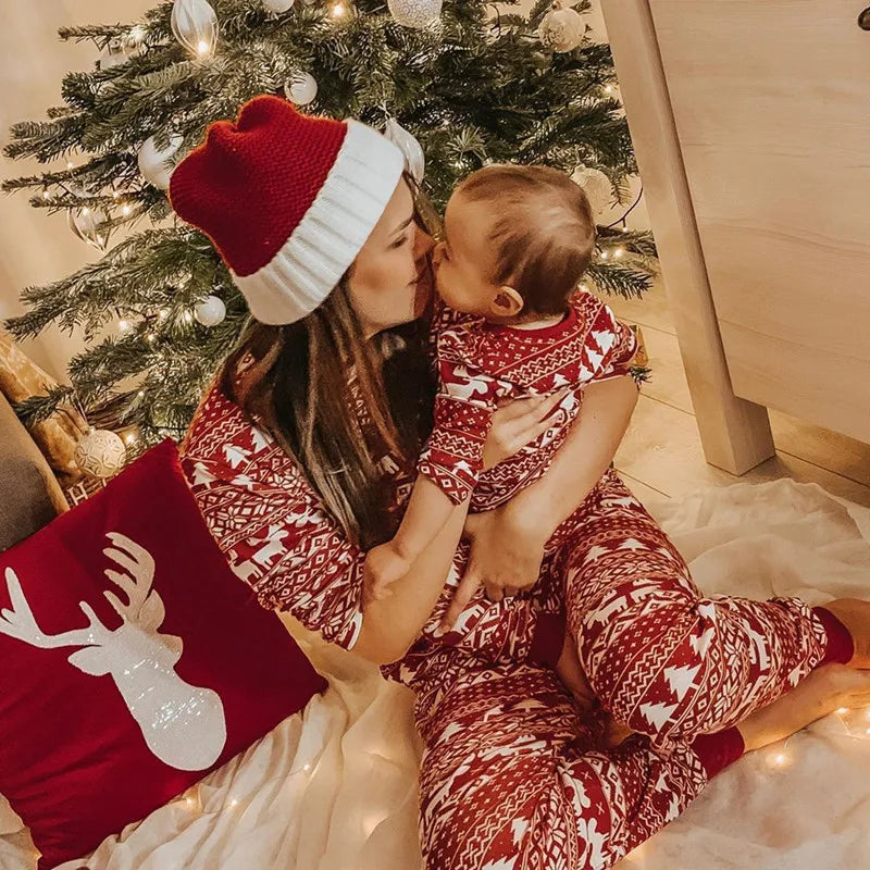 Family Look Winter Clothing Set-Christmas Matching PJ's