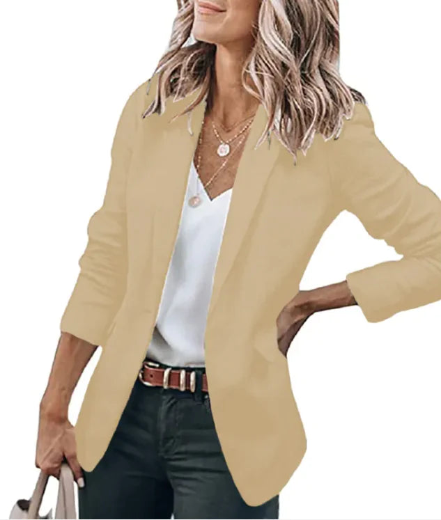 Classic Elegance Long Sleeve Suit Jacket