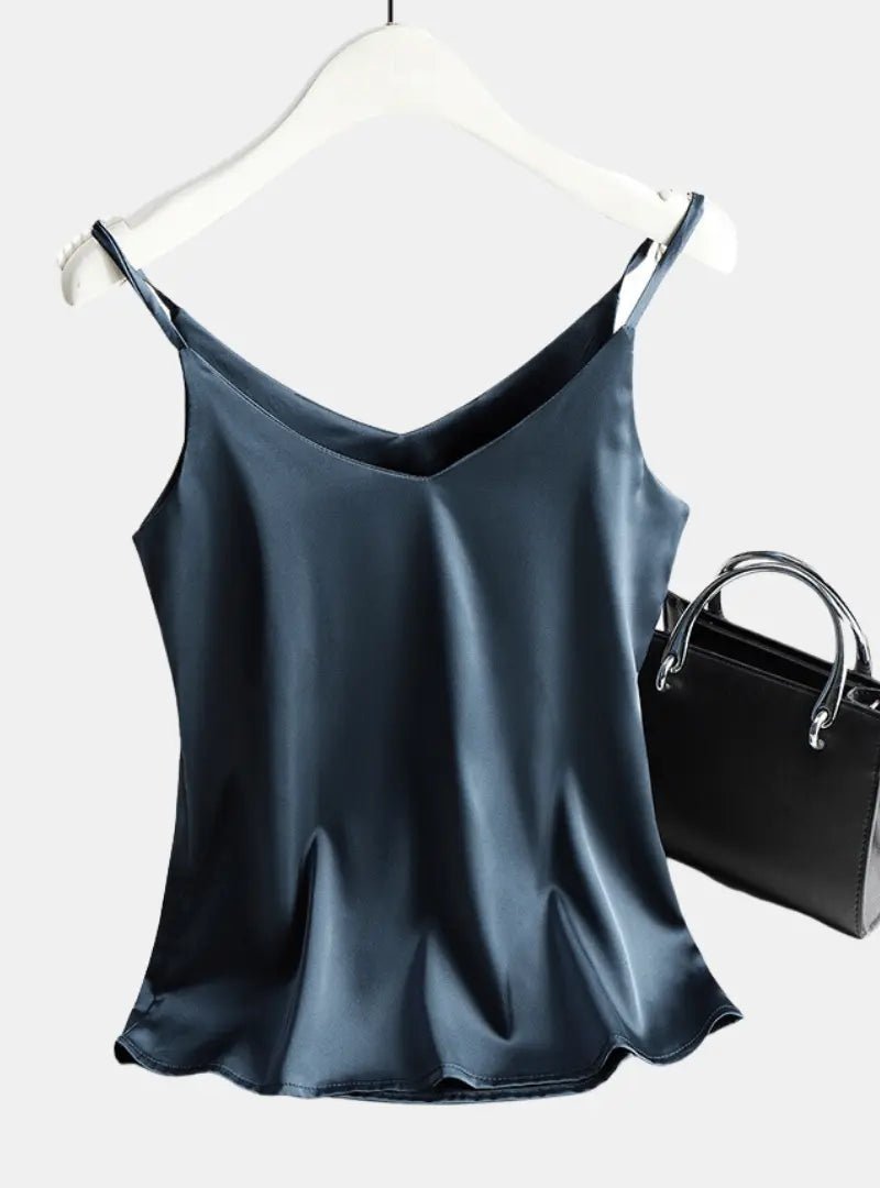 Blusa de Cetim Regata - Satin Tank Tops - SensorySoftShop