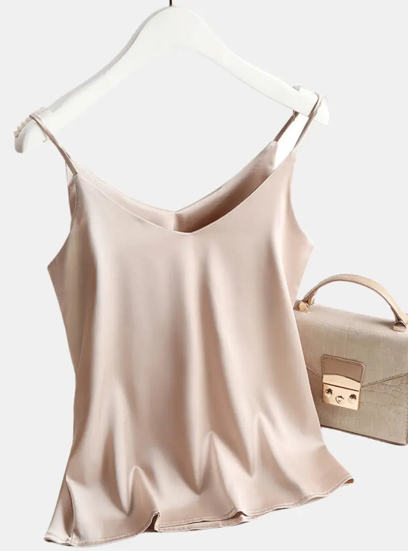 Blusa de Cetim Regata - Satin Tank Tops - SensorySoftShop
