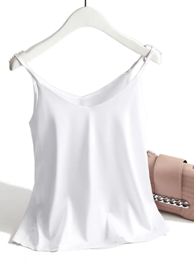 Blusa de Cetim Regata - Satin Tank Tops - SensorySoftShop